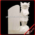 Hand Carved Angel Small Tombstone YL-R449